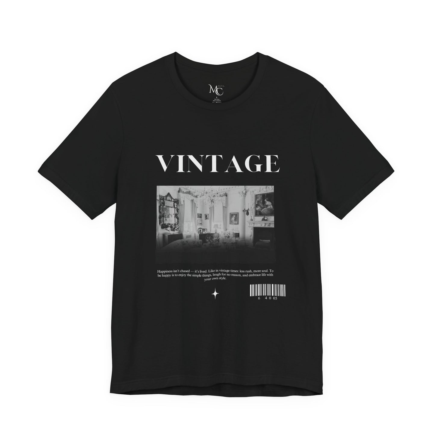 Vintage Aesthetic Unisex Jersey Tee, Casual Style for Every Day