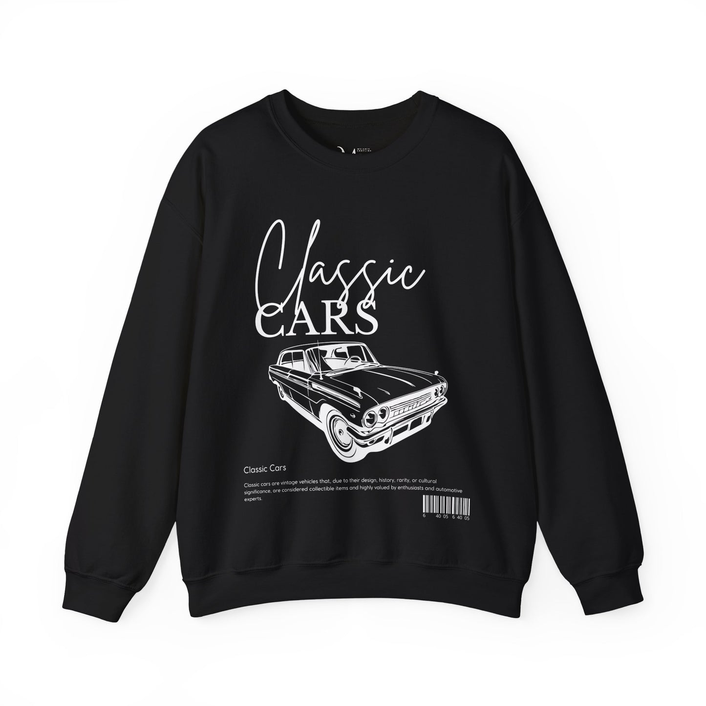 Retro Style Sweatshirt with Classic Car Design – Unique Vintage Look