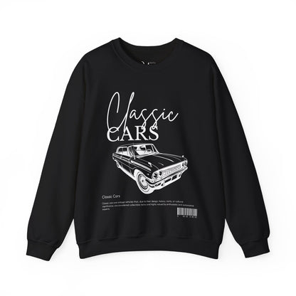 Retro Style Sweatshirt with Classic Car Design – Unique Vintage Look