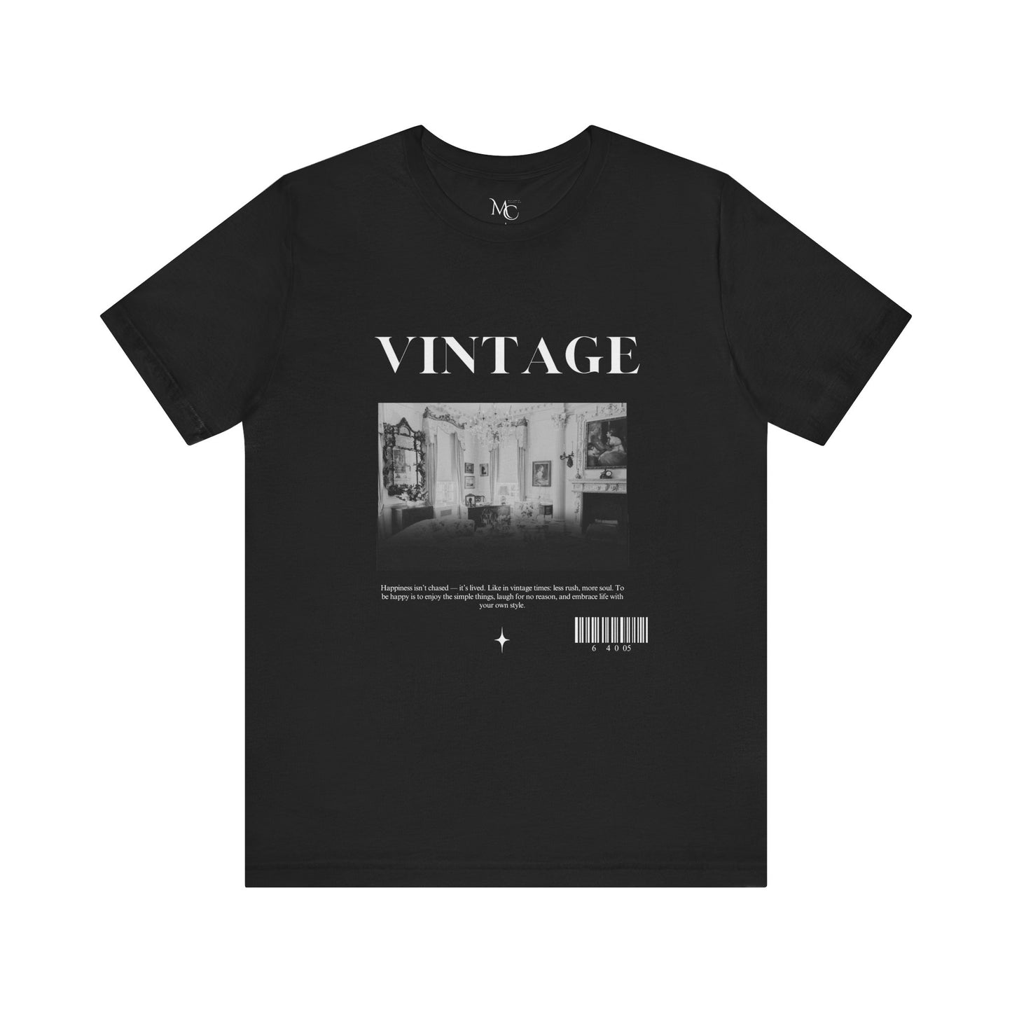 Vintage Aesthetic Unisex Jersey Tee, Casual Style for Every Day
