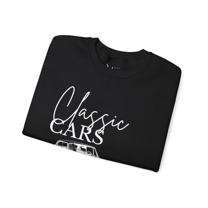 Retro Style Sweatshirt with Classic Car Design – Unique Vintage Look